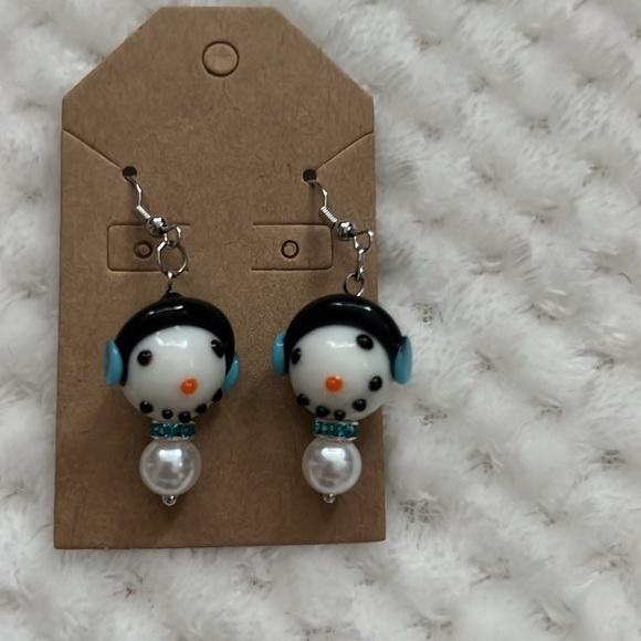 Christmas earrings handmade - Picture 5 of 5